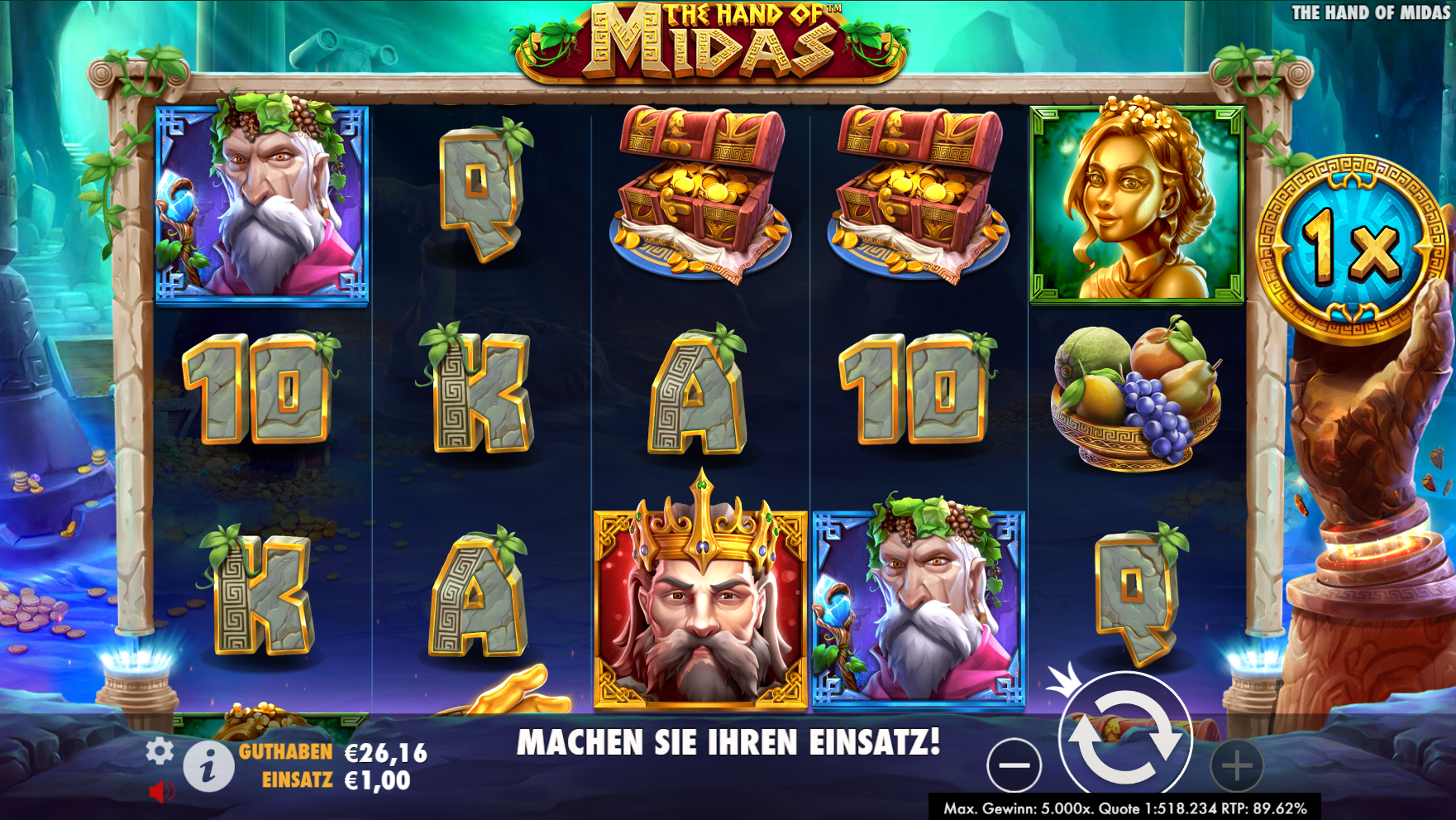 the hand of midas slot
