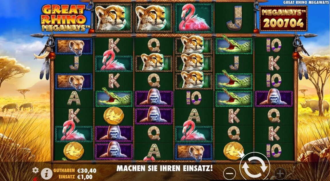 Great Rhino Megaways Slot