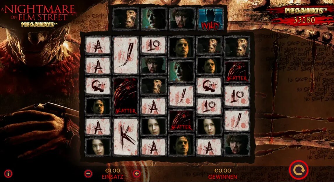 A Nightmare on Elm Street Megaways Slot